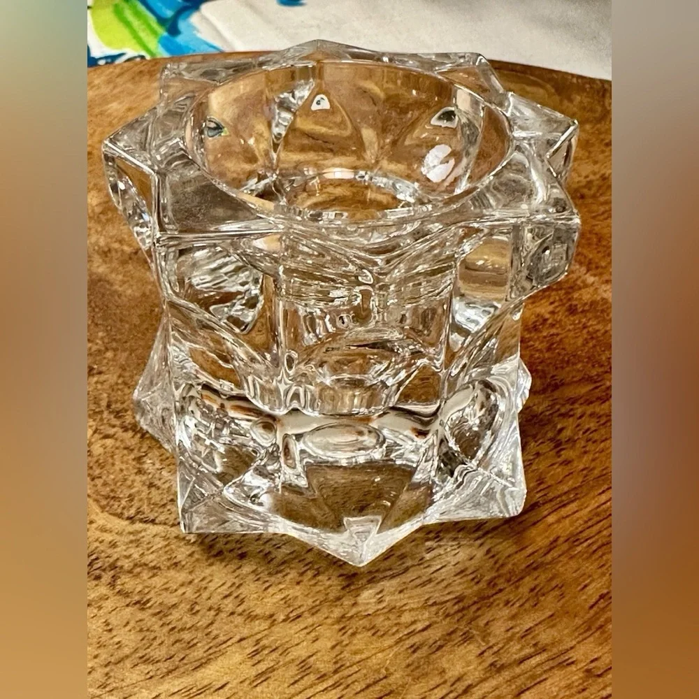 Mikasa Small Crystal Clear Candle Holder